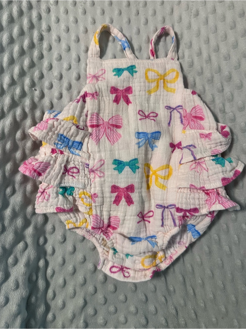 Bow Ruffle Romper